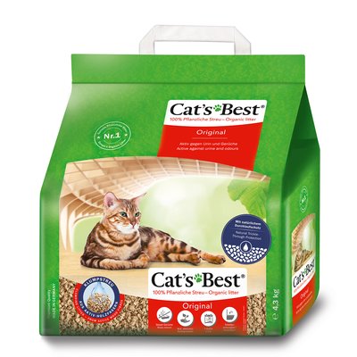 Bild von Cat's Best Die Öko-Katzenstreu