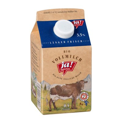 Bild von Ja! Natürlich Vollmilch länger frisch 3.5%