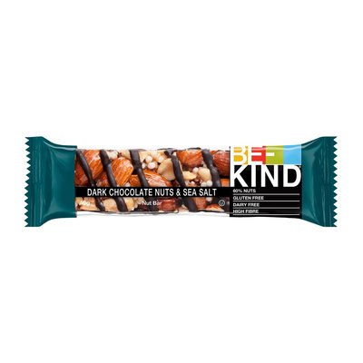 Bild von BE-KIND Dunkle Schokolade Nüsse & Meersalz Nussriegel