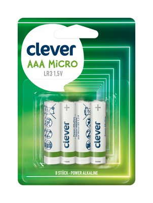 Bild von Clever Batterien AAA Micro