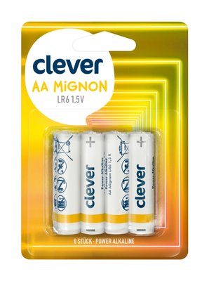 Bild von Clever Batterien AA Mignon