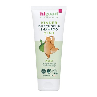 Bild von bi good Kinder Shampoo & Duschgel  2in1 Apfel