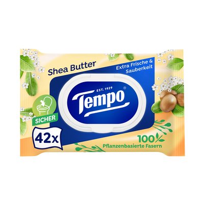 Bild von Tempo Feuchte Toilettentücher Sheabutter