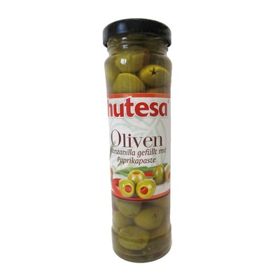 Bild von Hutesa Oliven Grün mit Paprikapaste