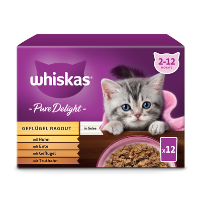 Bild von Whiskas Frischebeutel Ragout Geflügel Junior