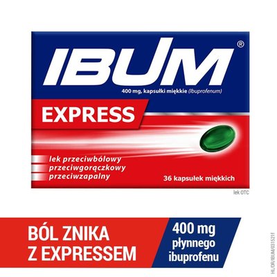 Ibum Express Forte 400 mg kapsułki miękkie