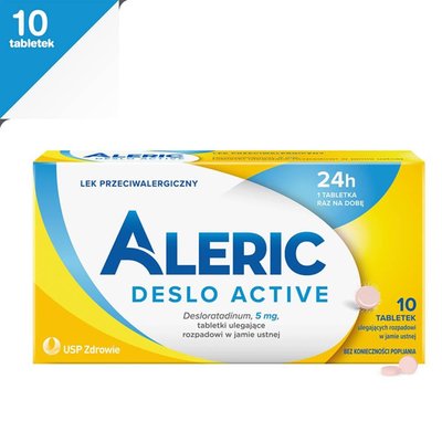 Aleric Deslo Active 5 mg tabletki ulegające rozpadowi w jamie ustnej