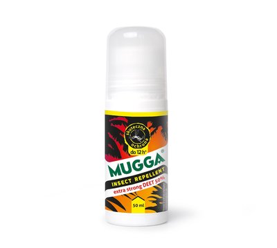 Mugga Strong Roll-on DEET 50%, preparat przeciw komarom, kleszczom i meszkom