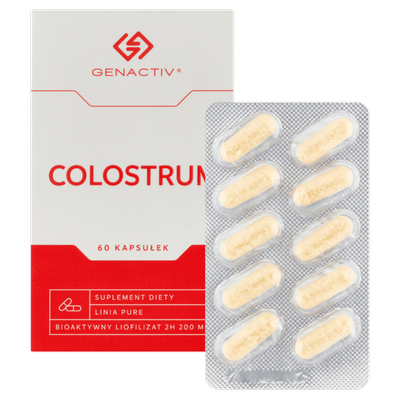 Colostrum Genactiv (Colostrum Colostrigen) 200 mg kapsułki