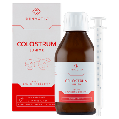 Colostrum Junior Genactiv (Colostrum Colostrigen zawiesina) 500 mg/5 ml zaw. doustna