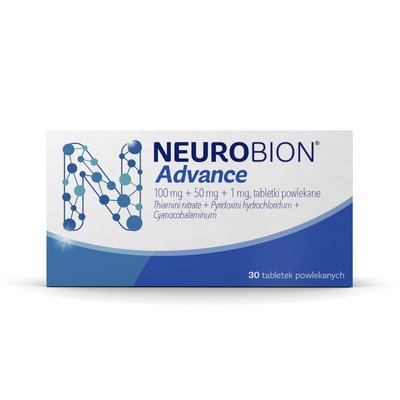 Neurobion Advance 100 mg + 50 mg + 1 mg tabletki powlekane