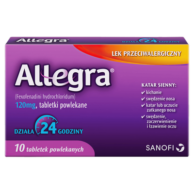 Allegra 120 mg tabletki powlekane