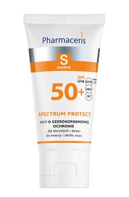 Pharmaceris S Spectrum Protect, krem o szerokopasmowej ochronie przed słońcem, SPF 50+