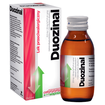 Duozinal (2,5 mg+58 mg)/5 ml syrop