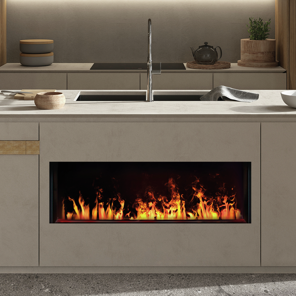 Stel je de perfecte open haard voor zonder rookafvoer of brandgevaar.