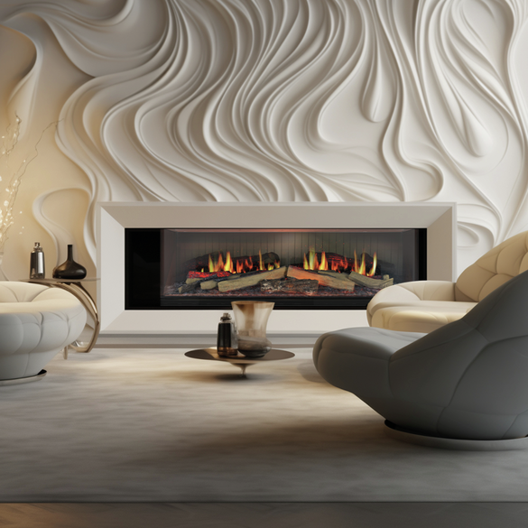 Ervaar rijke vlammen en een ruimtebesparend ontwerp met de Vista.