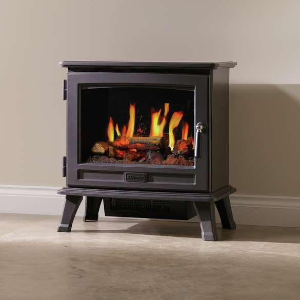 Belgravia: klassiek design met levensechte vlammen en bovenverlichting