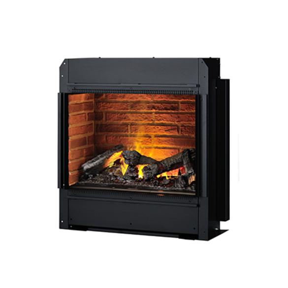 Een elektrische inzethaard met het ongeëvenaarde Optimyst®-vlameffect met een thermostatische verwarming.