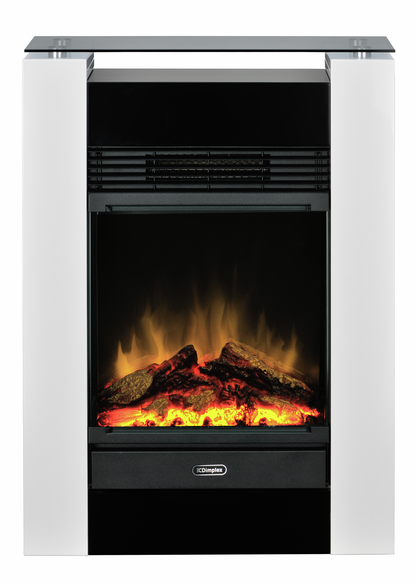 De Dimplex Gisella is speciaal ontworpen om het plezier van hartverwarmende vlammen met warmte te bieden in compacte huizen.