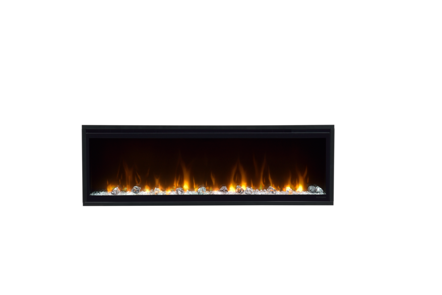 Die Ignite XL-Serie setzt neue Maßstäbe beim Gestalten und Genießen eines elektrischen Kaminfeuers und ermöglicht einen fantastischen Panoramablick auf die Flammen.