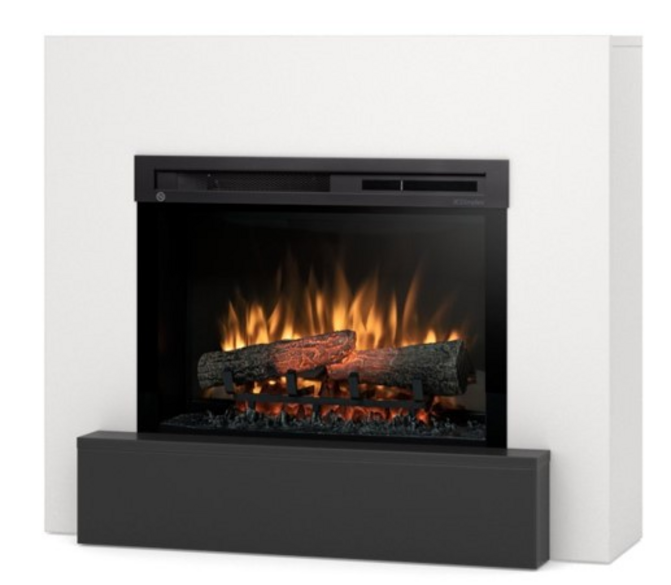 Moderner, industrieller Stil. Optiflame®-Flammen, schlankes Design.