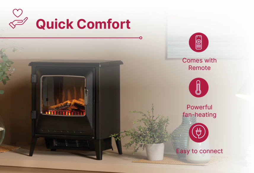 Dimplex Lucia III 暖炉型ヒーター 冷暖房・空調