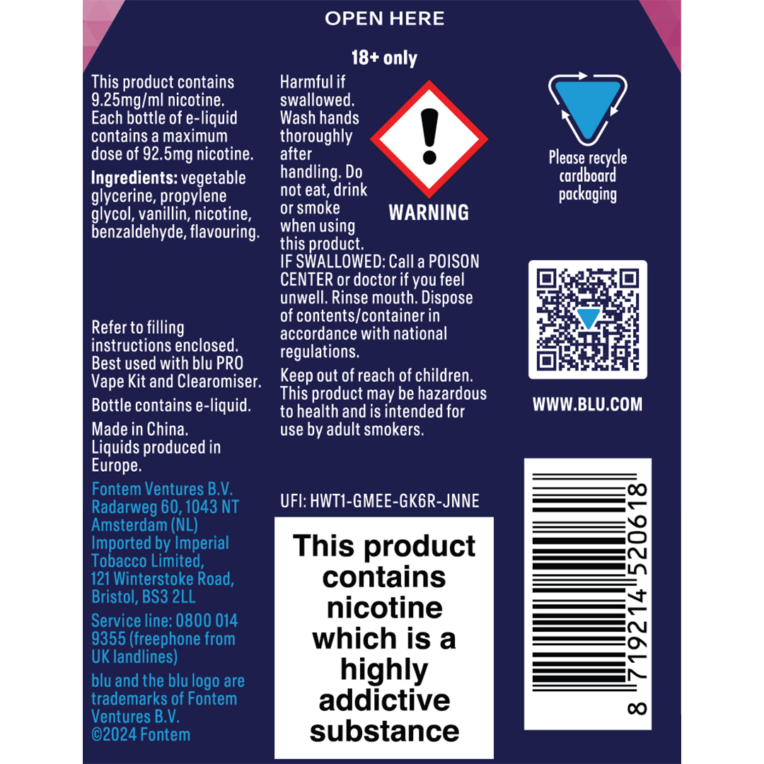 smoke or vape panel login Red A | £1 E-Liquid main image 1
