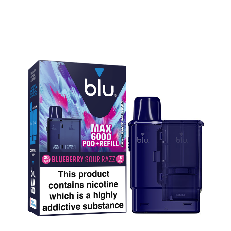 Blueberry Ice | blu MAX 6000 | POD+Refill