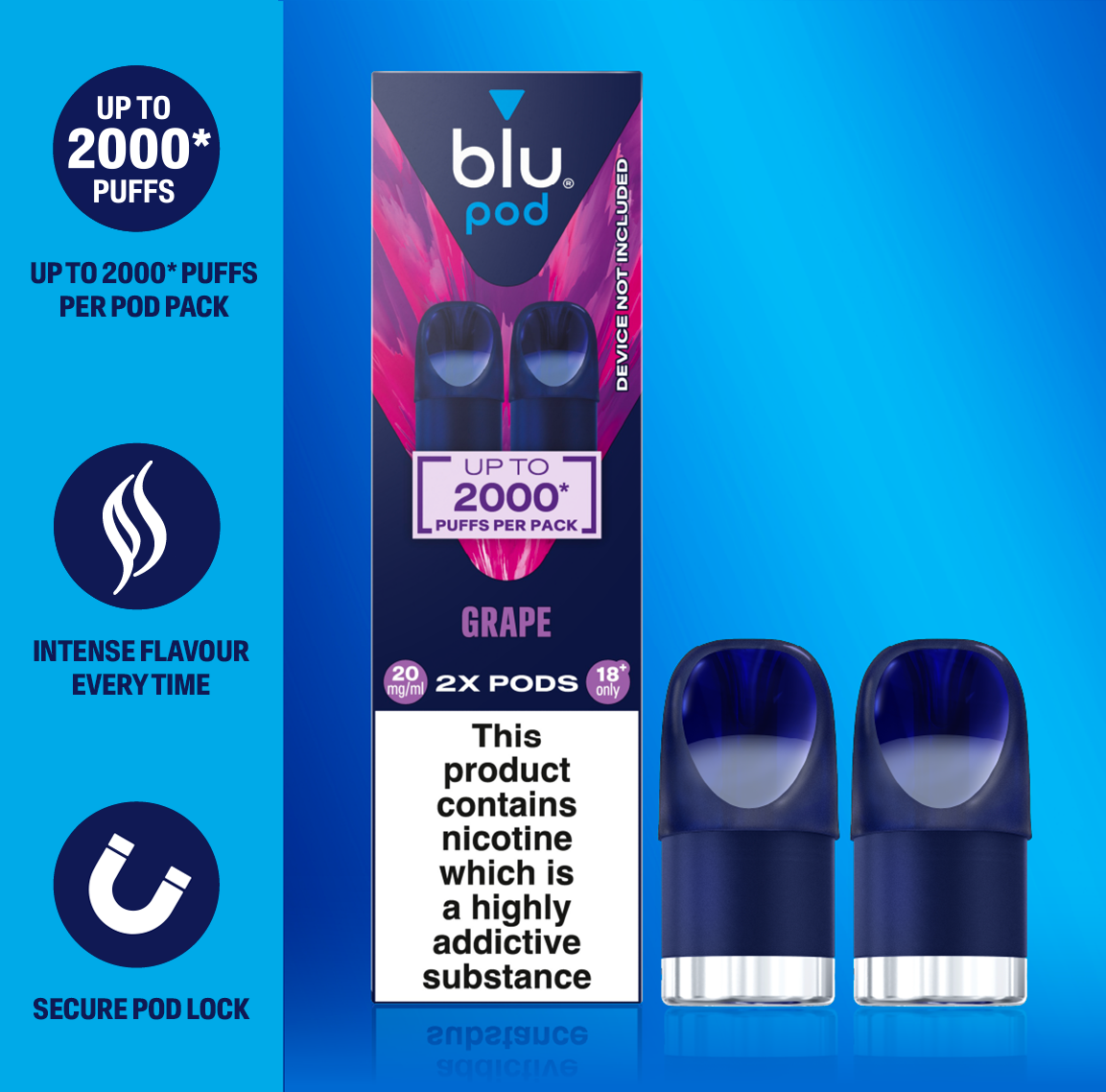 Grape vape pod | blu kit pods