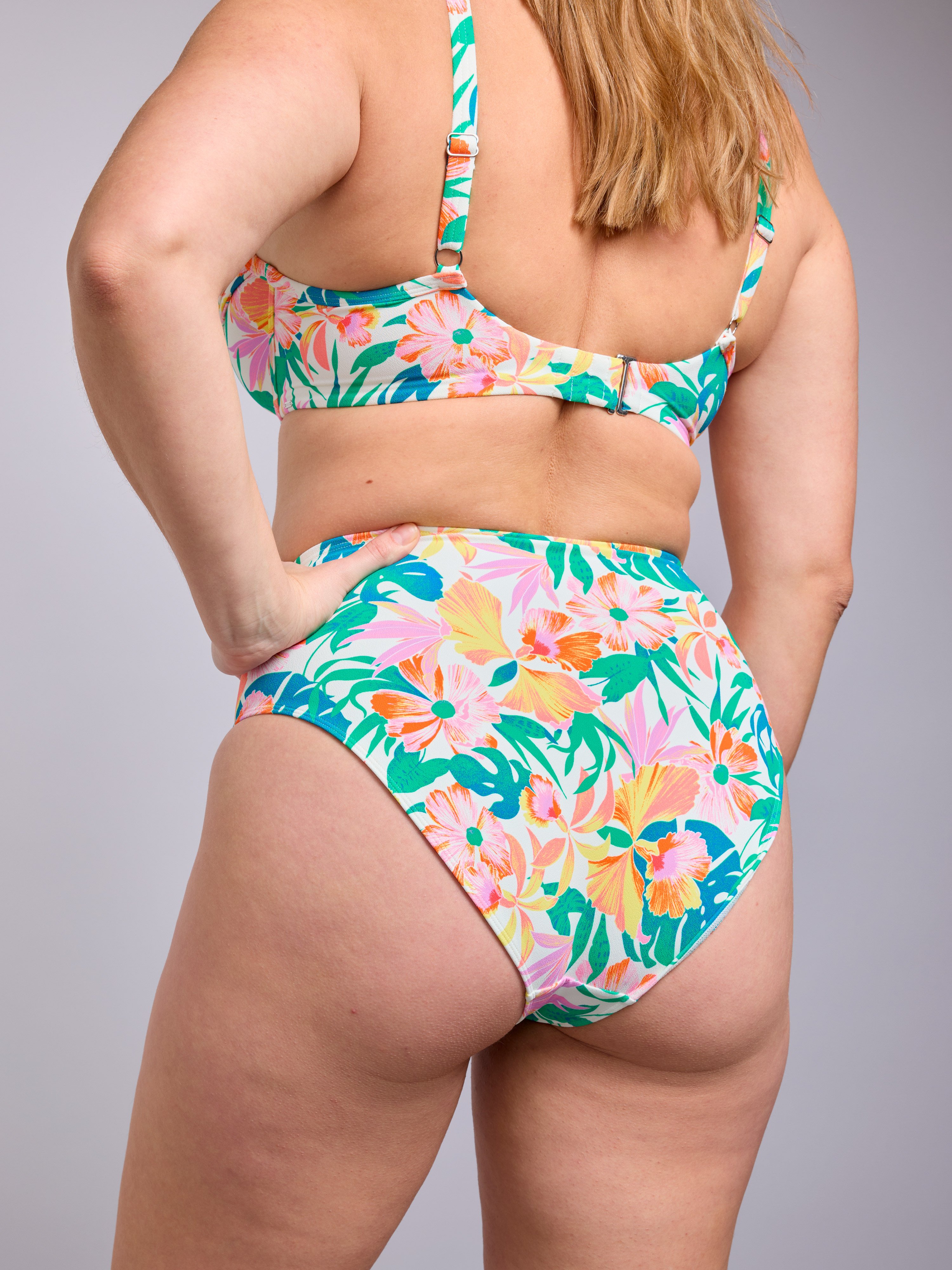 Capri Taille Haute Tai Bas de bikini