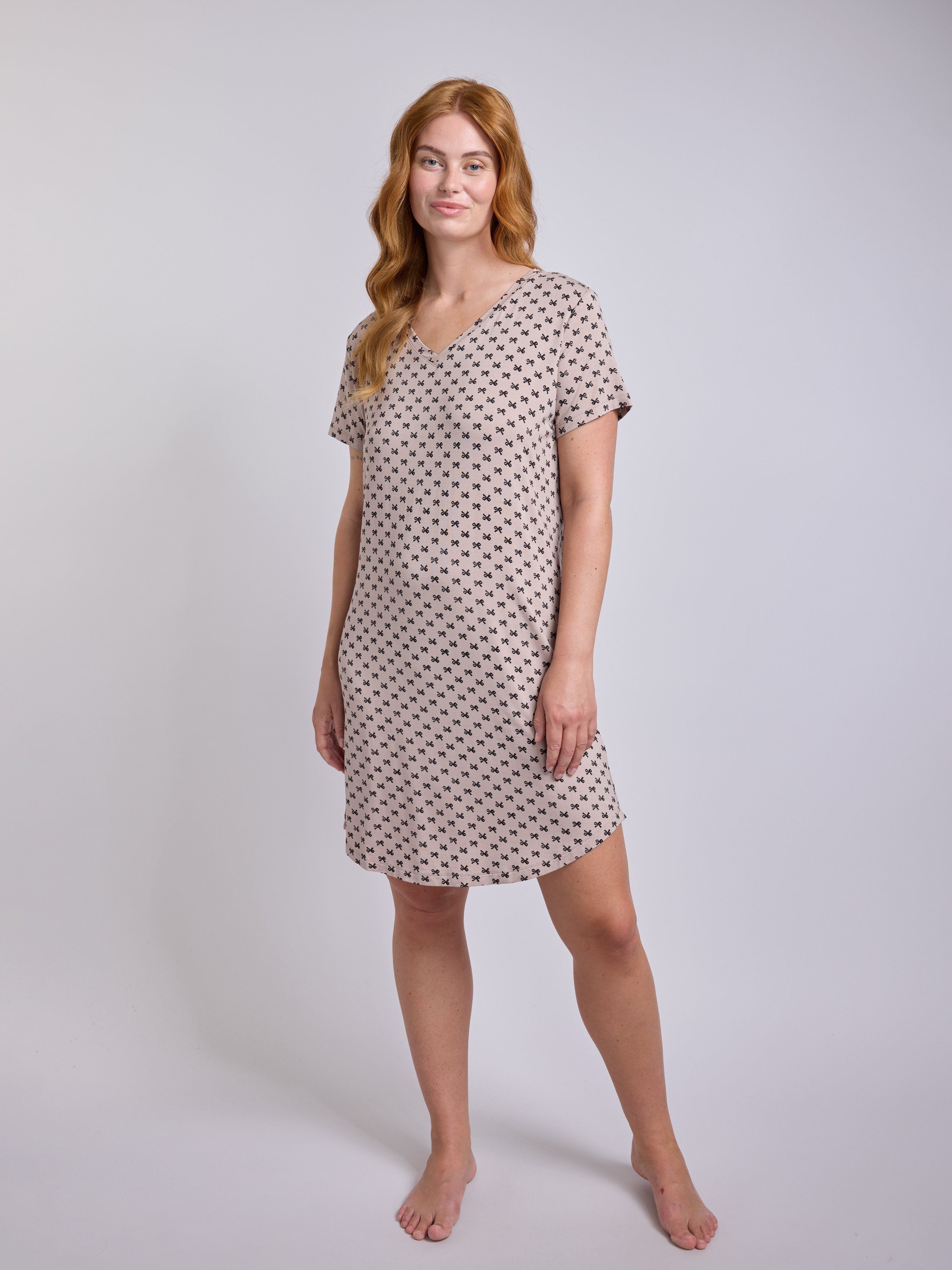 Lily Manches Courtes Chemise de nuit