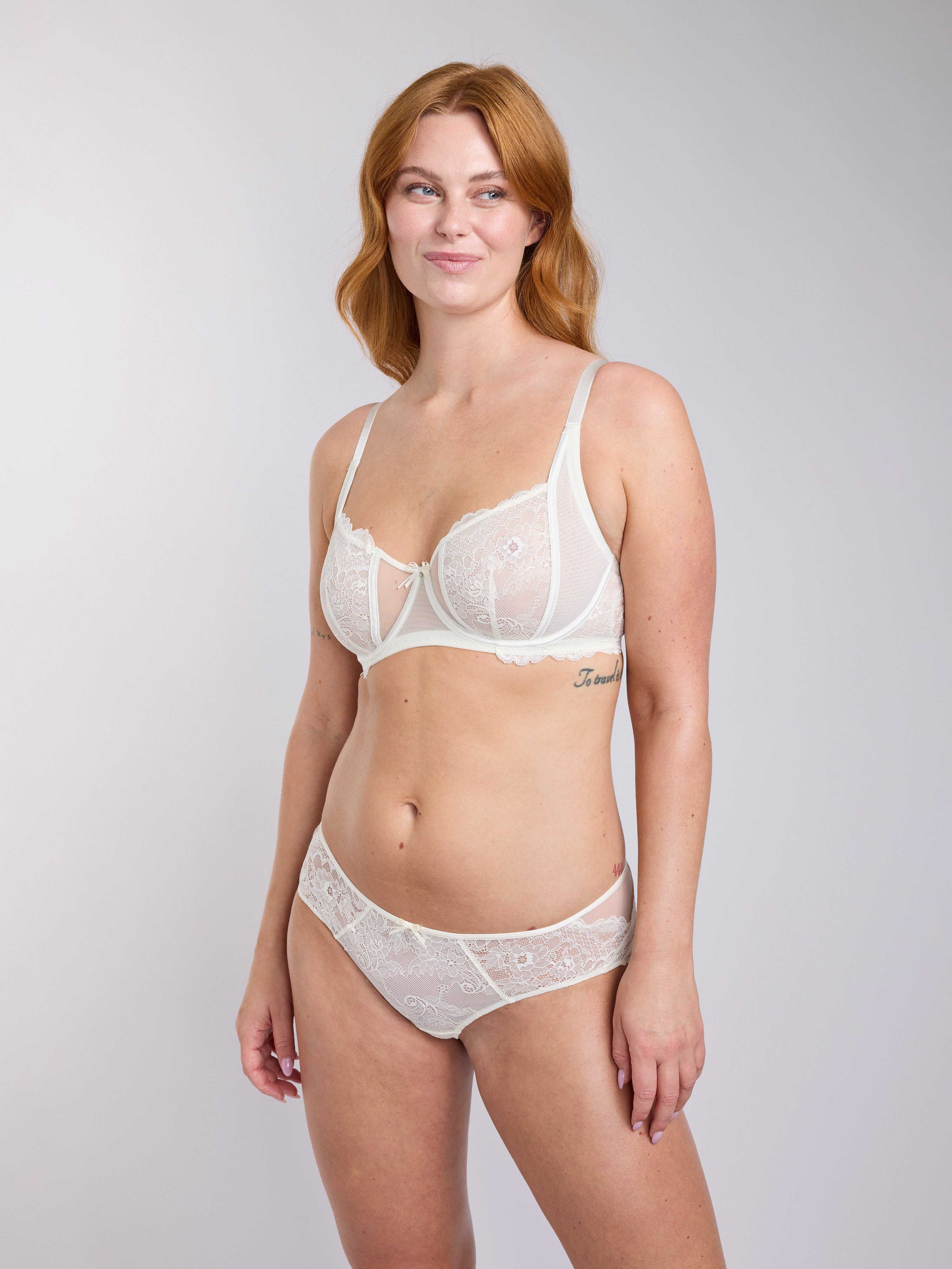 Rose Hipster Thong