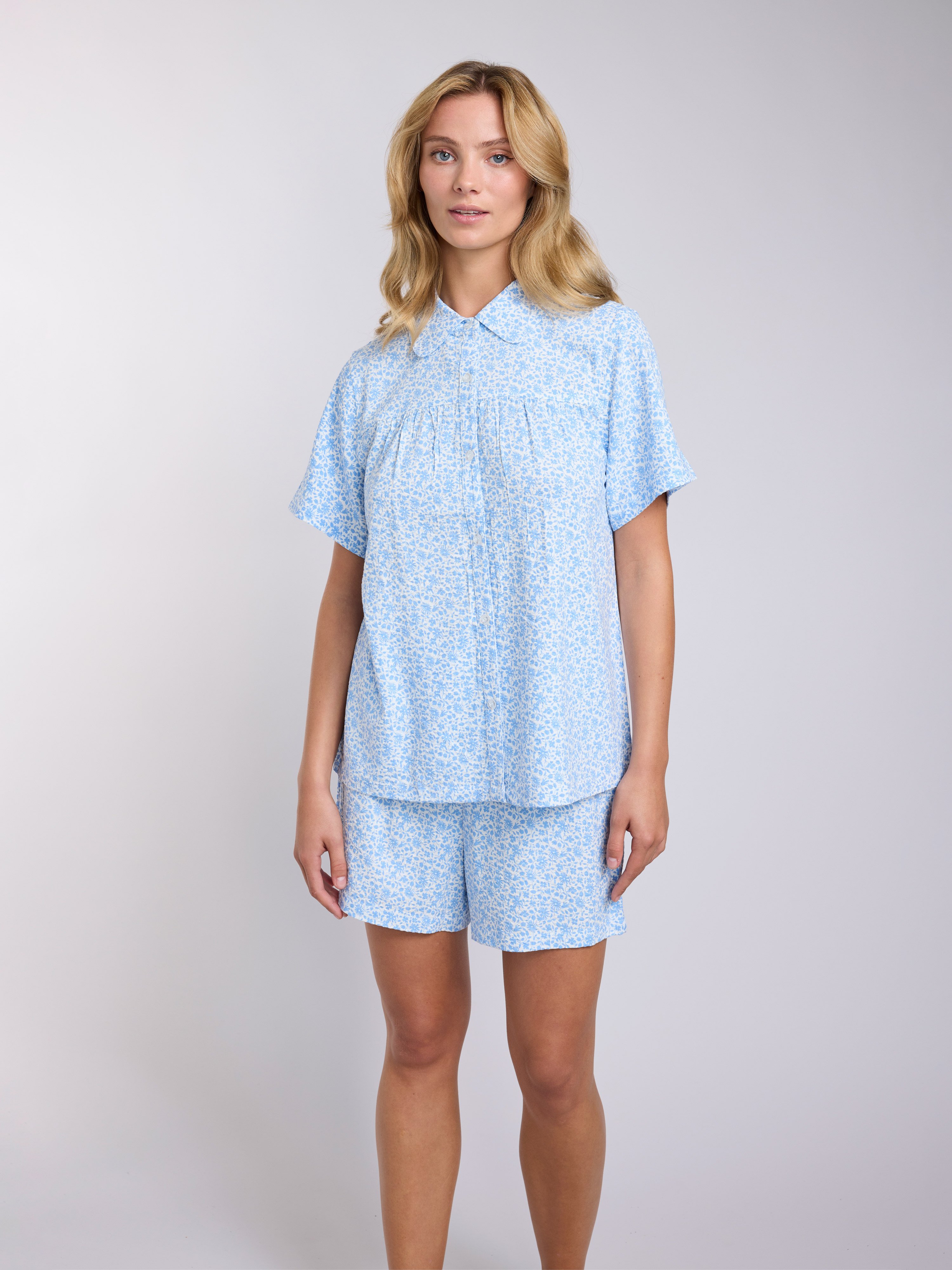 Palm Short Sleeve Pajama Shirt