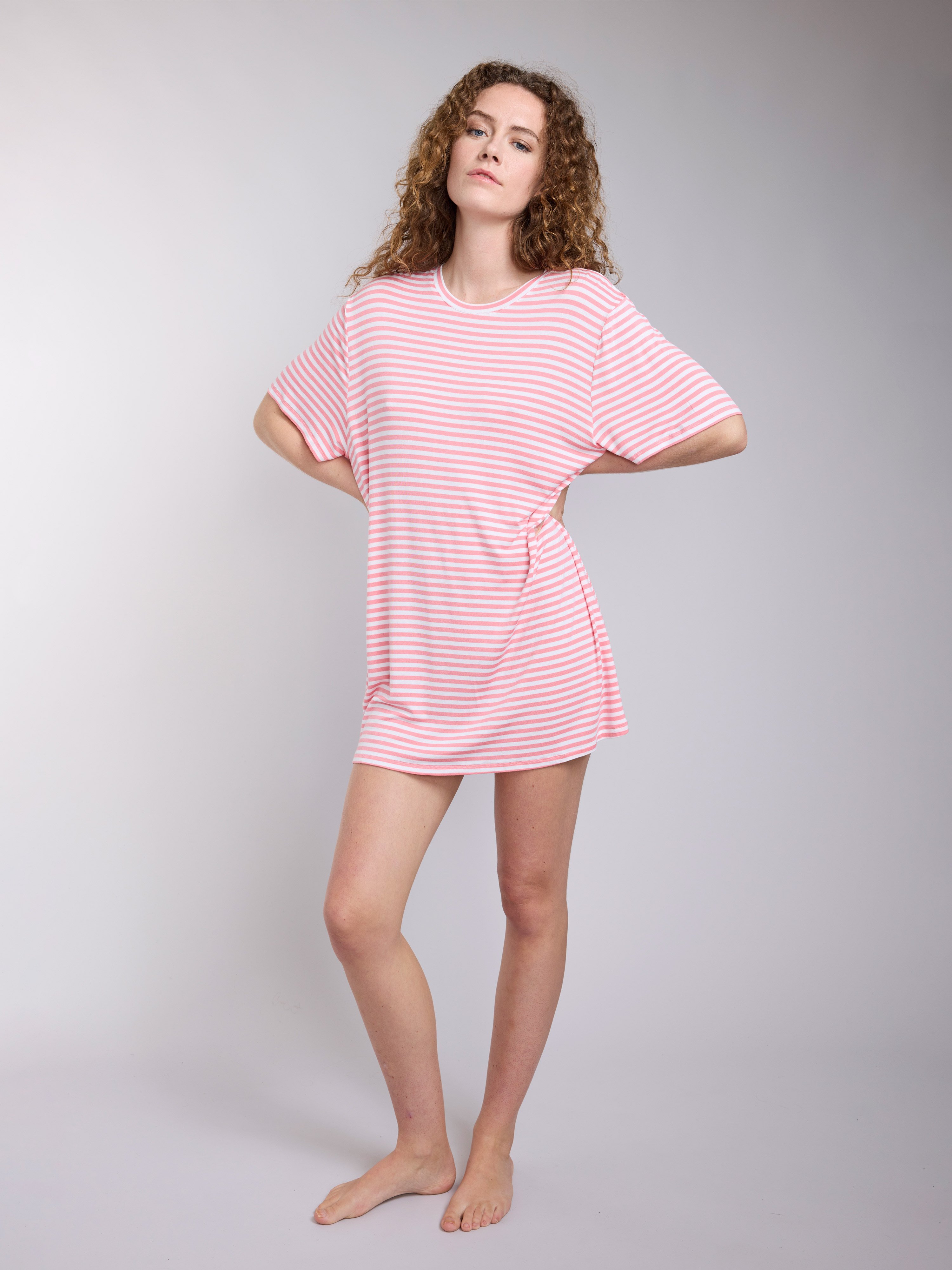 Alba Manches Courtes Chemise de nuit