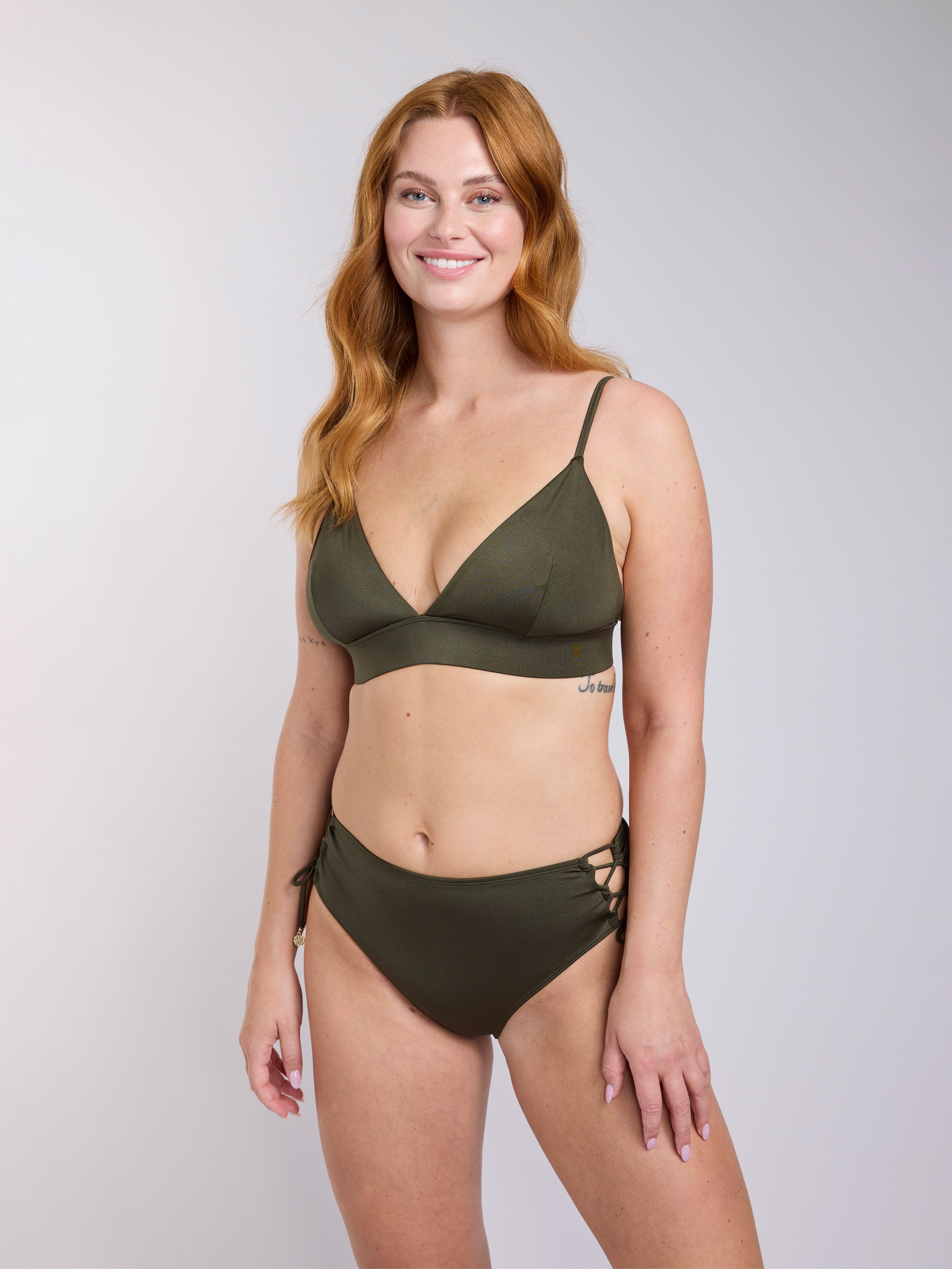 Marisol Luxe High Waist Brazilian Bikini Bottom