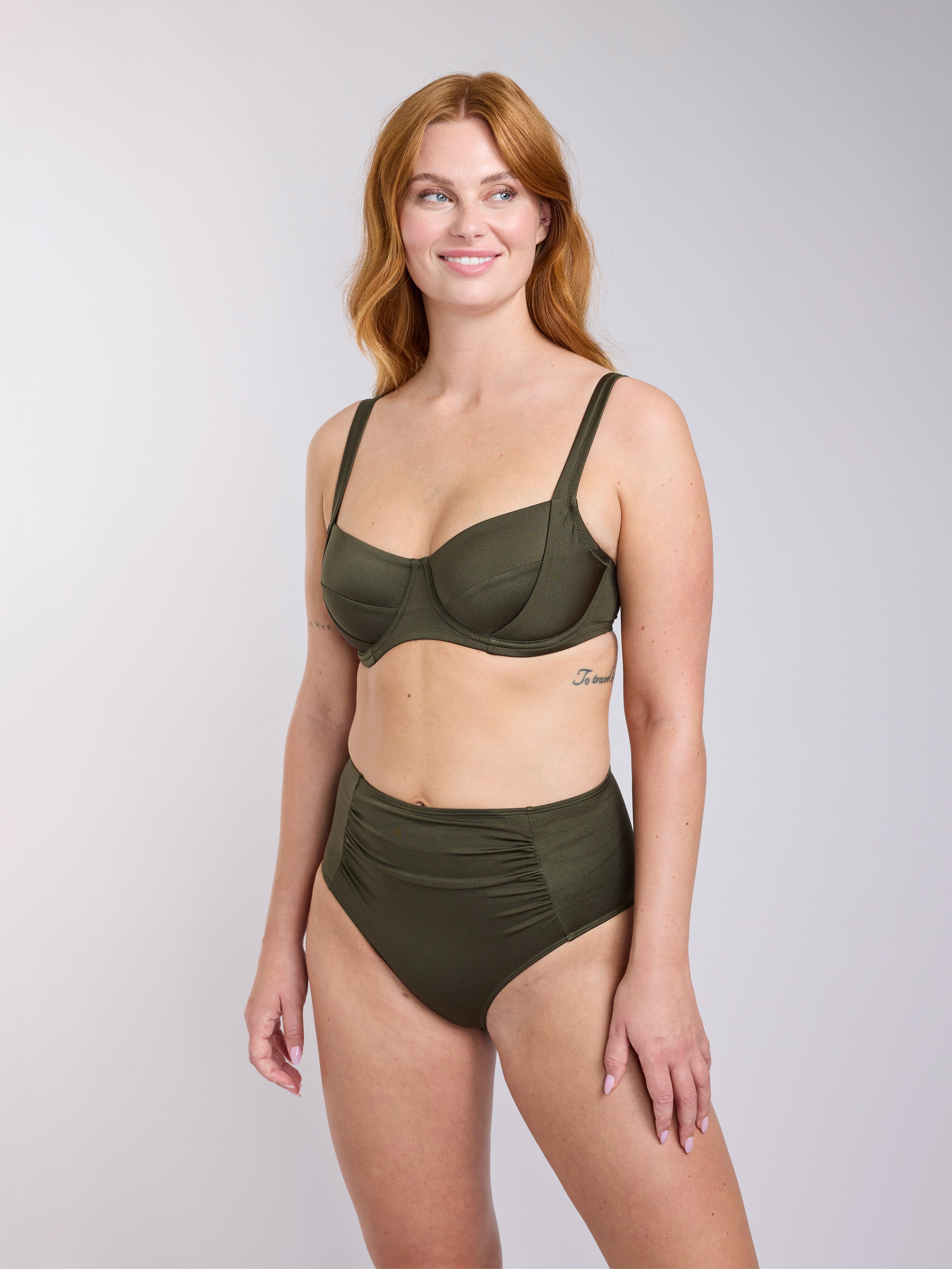 Marisol Luxe Taille Haute Tai Bas de bikini