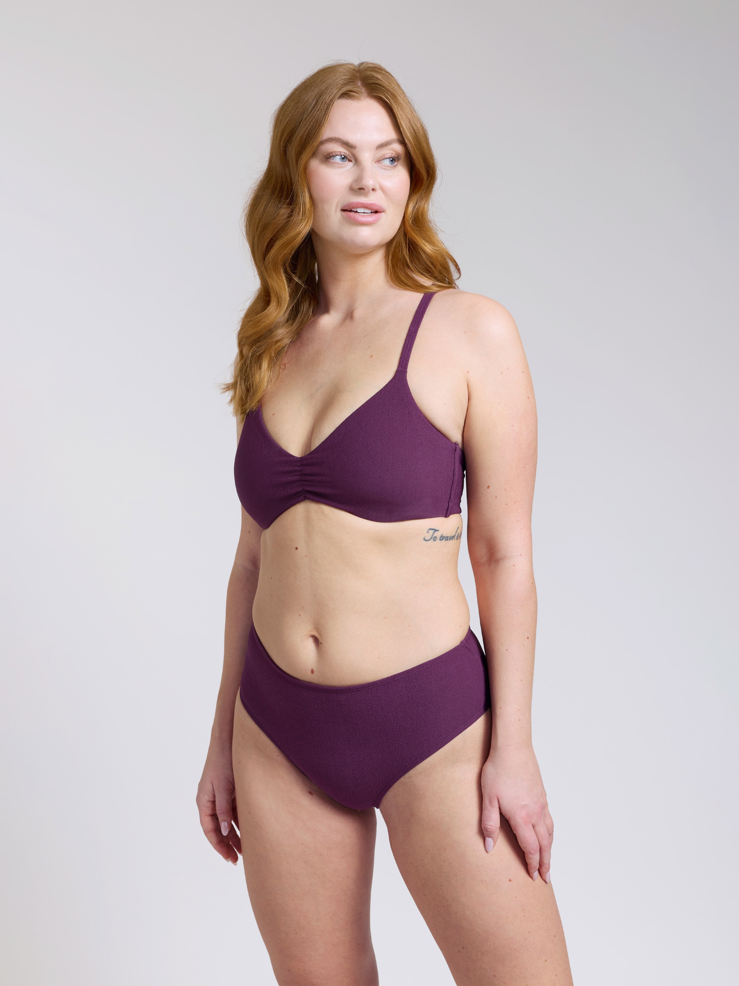 Serafina High Waist Brazilian Bikini Bottom