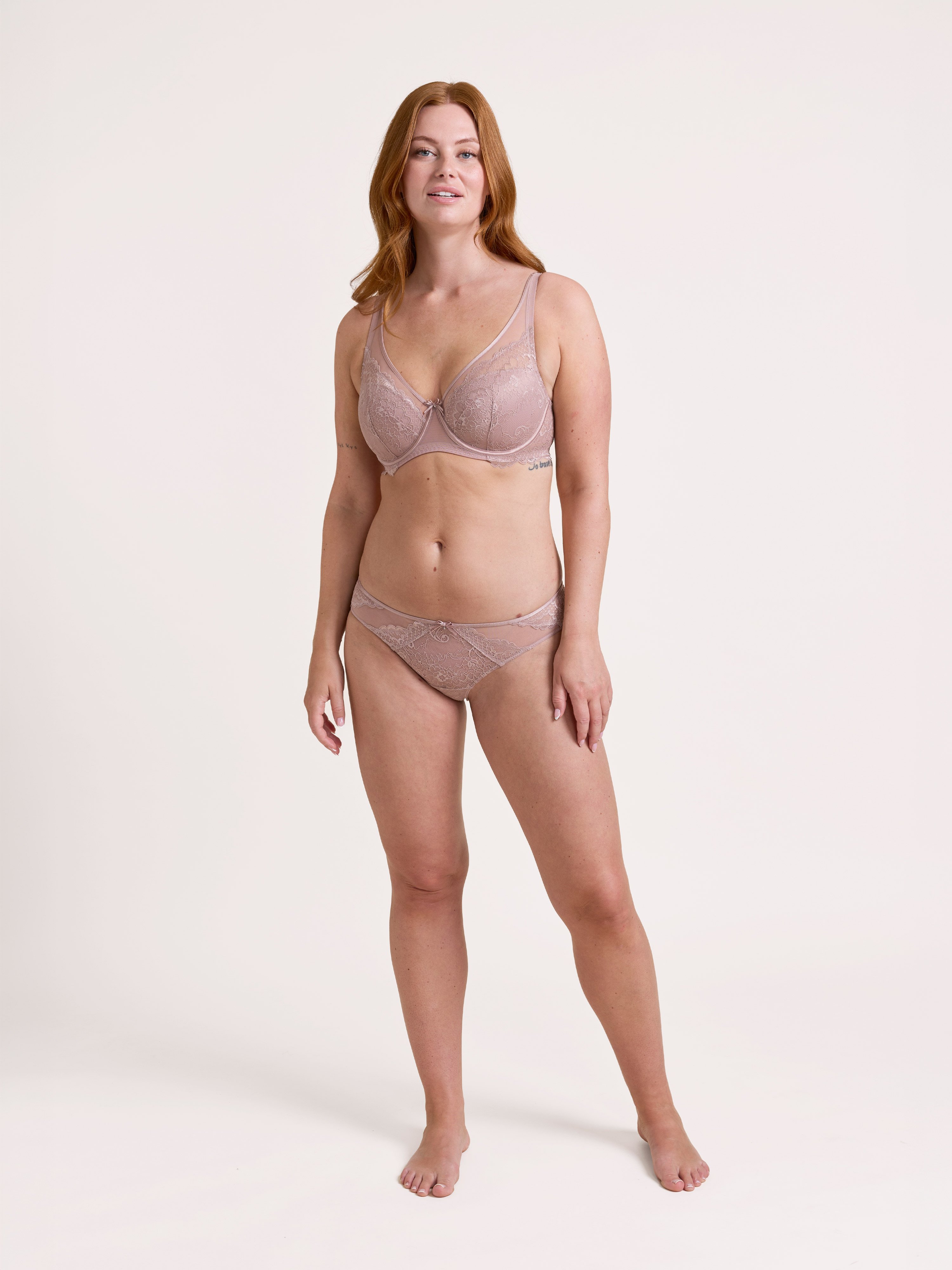 Rose Balconette Bra