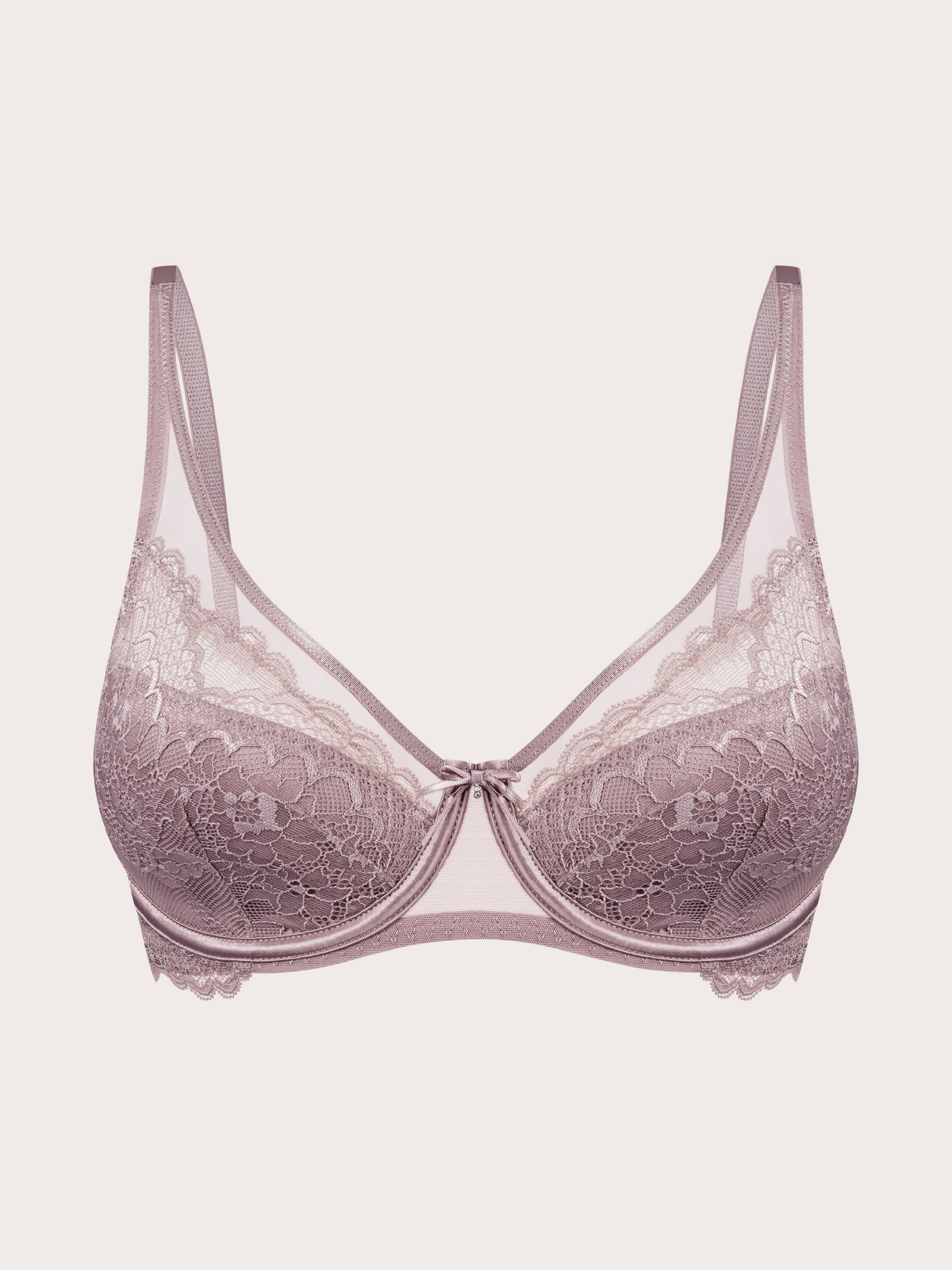 Rose Balconette Bra