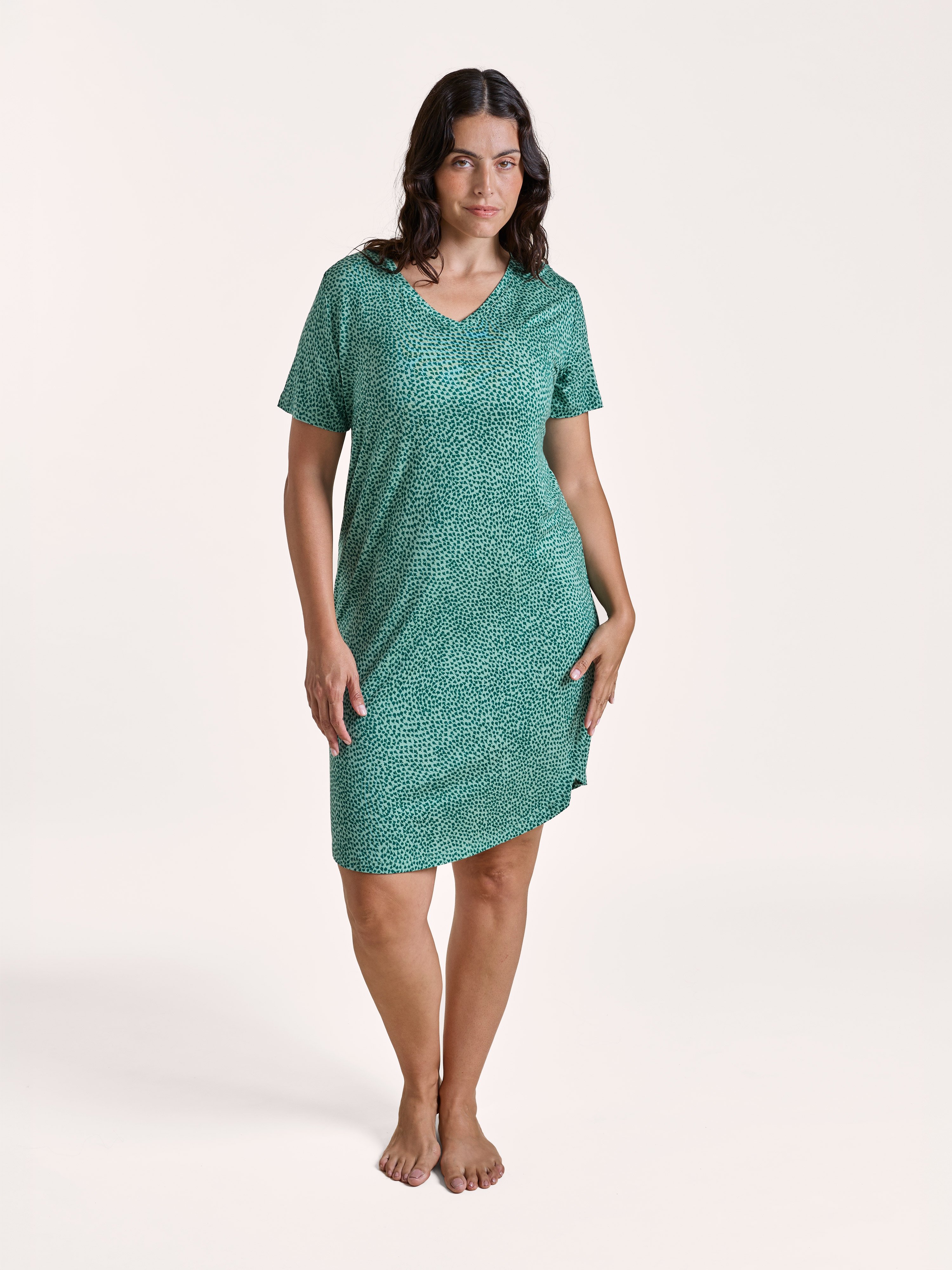 Alba Manches Courtes Chemise de nuit