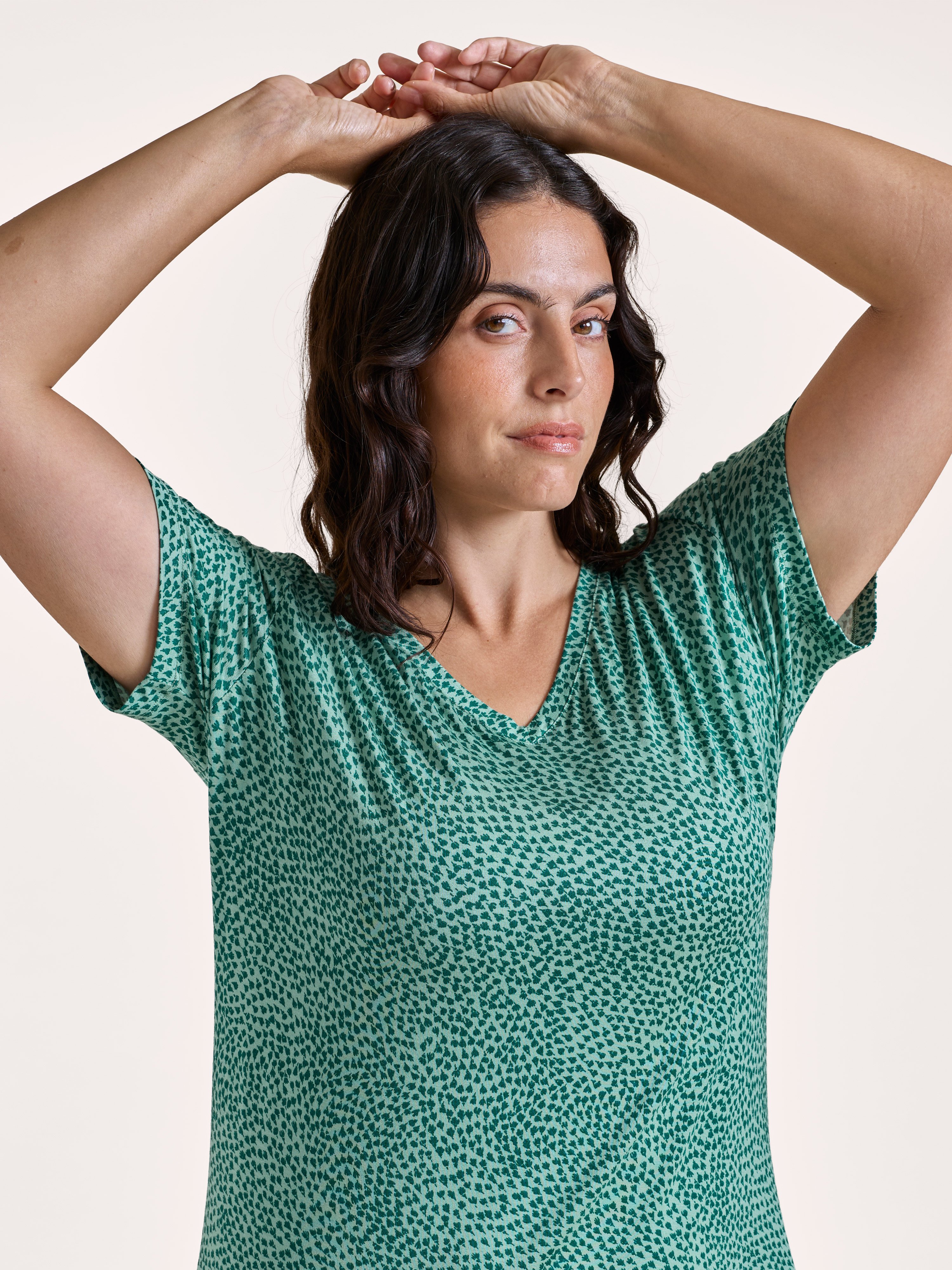 Alba Manches Courtes Chemise de nuit