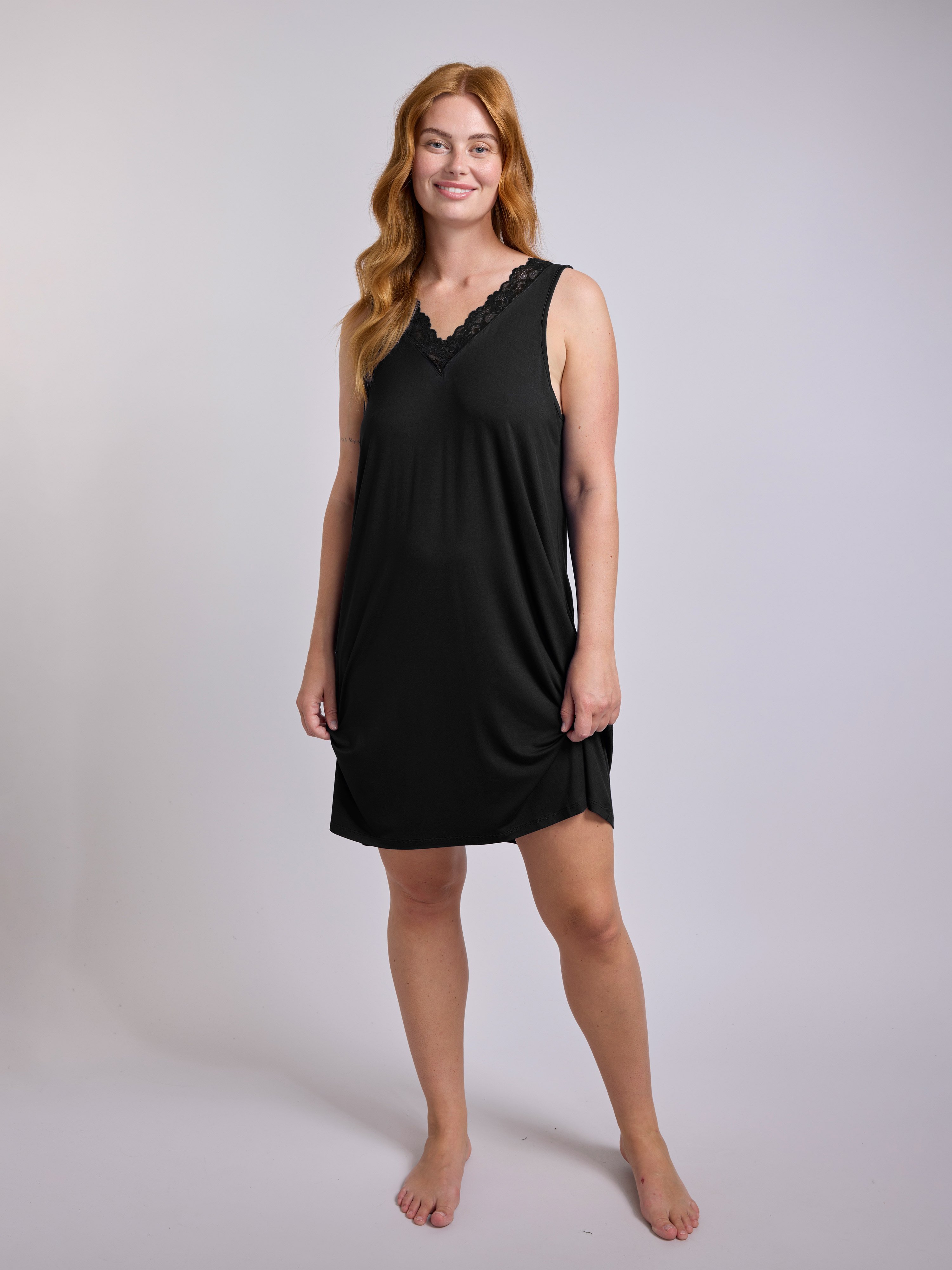 Lily Col V Chemise de nuit