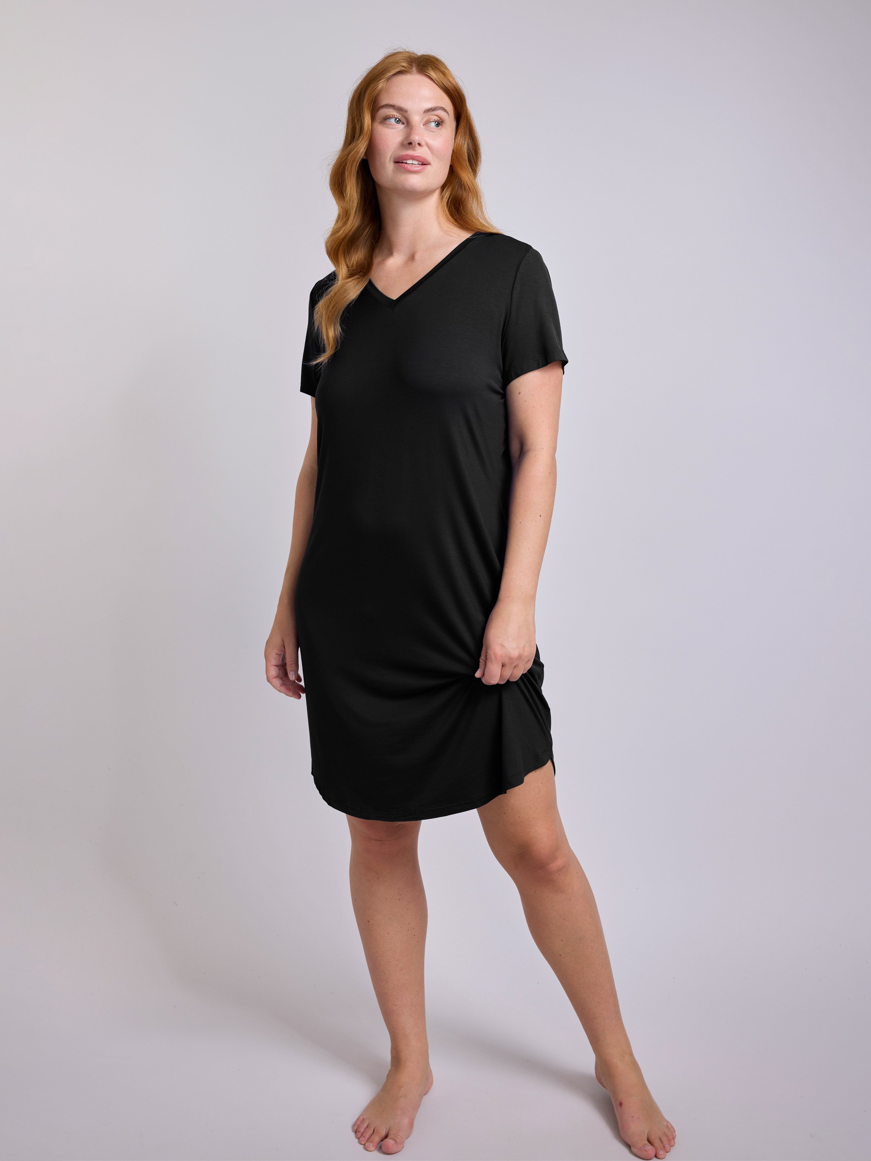 Lily Manches Courtes Chemise de nuit
