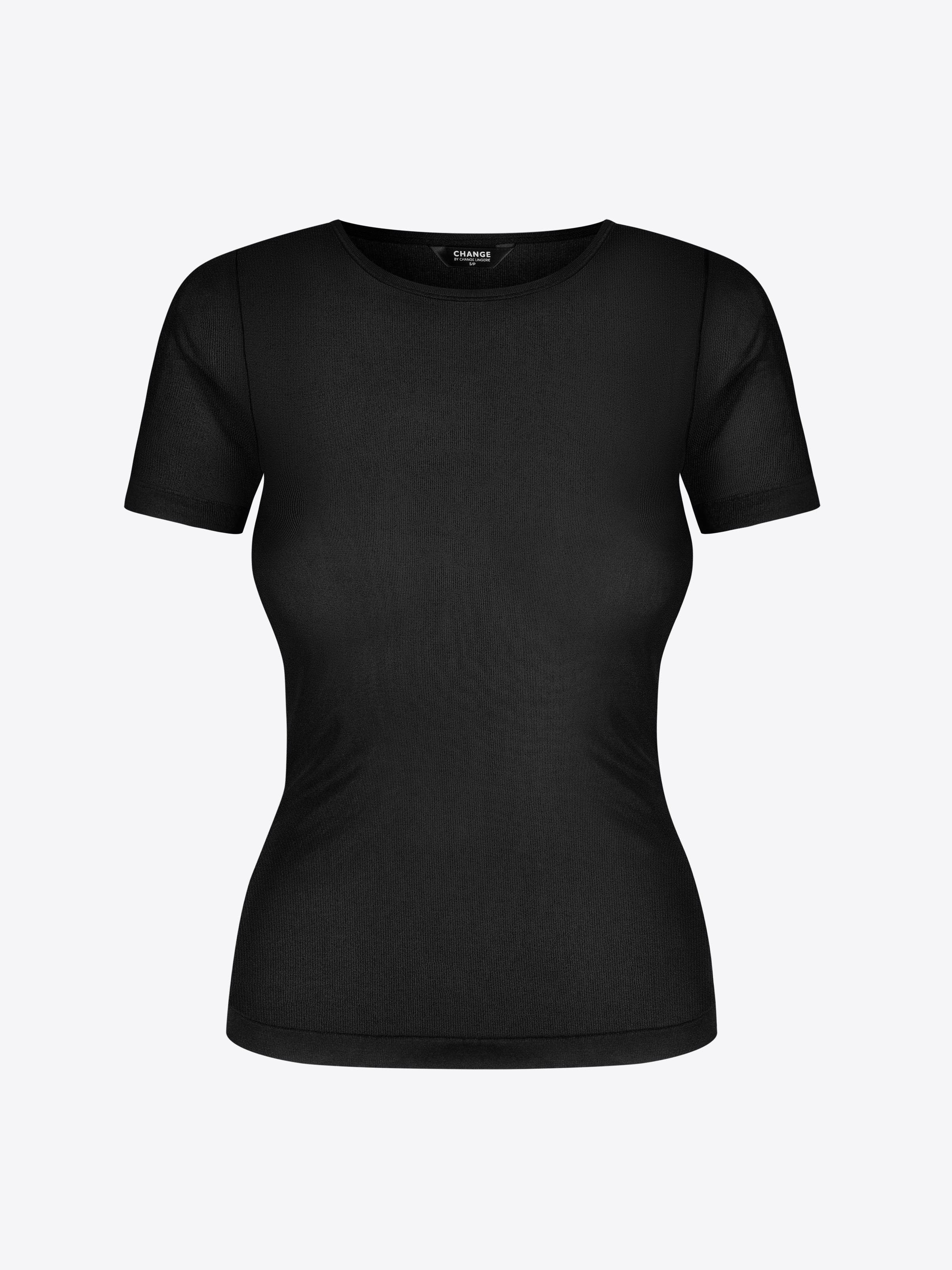 Slayandra Salandra Short Sleeve T Shirt - Black Beauty - $50.99 | CHANGE Lingerie