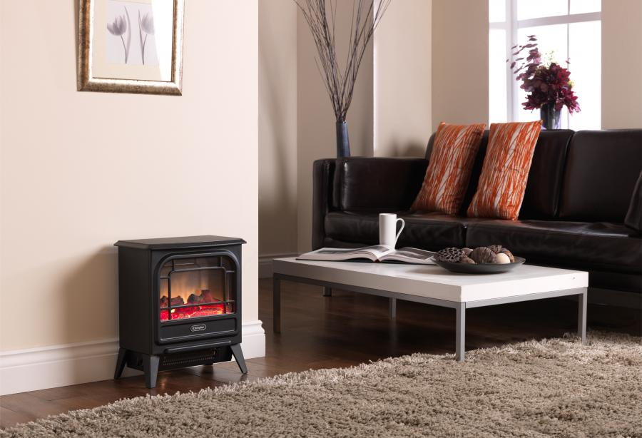 Microstove 1.2kW Optiflame Portable Electric Fire | Dimplex