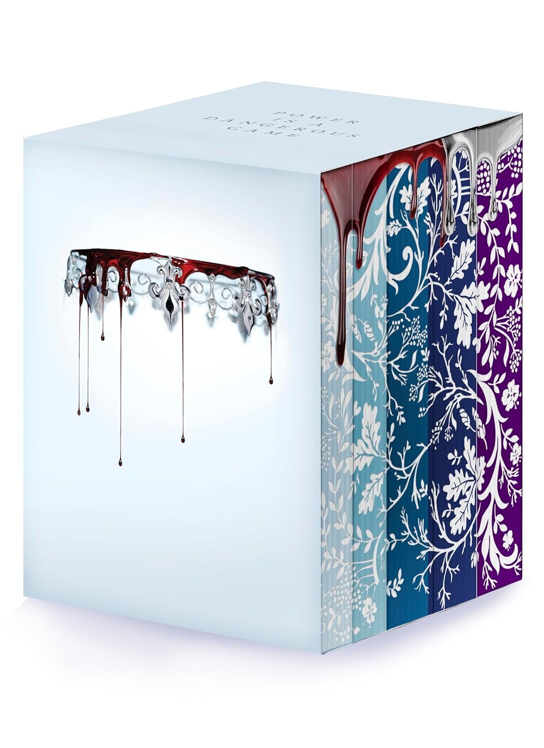 Red Queen 10th Anniversary Deluxe 5-book Box Set with stenciled edges