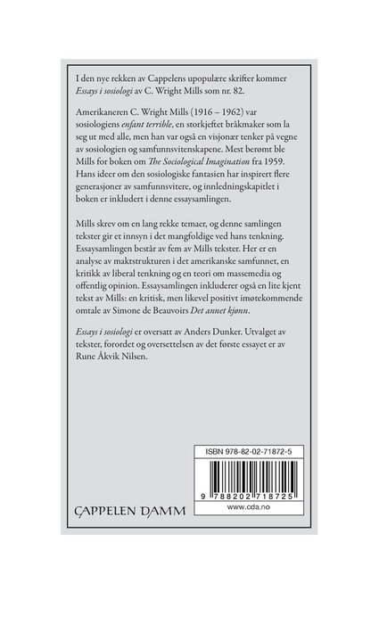 Essays i sosiologi – bilde 2