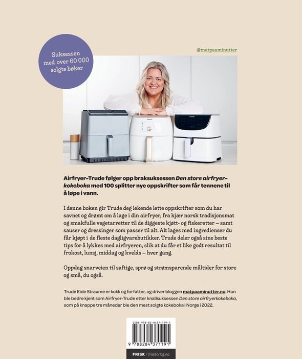 Den store airfryerkokeboka 2 – bilde 2