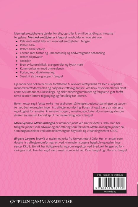 Menneskerettigheter i fengsel – bilde 2