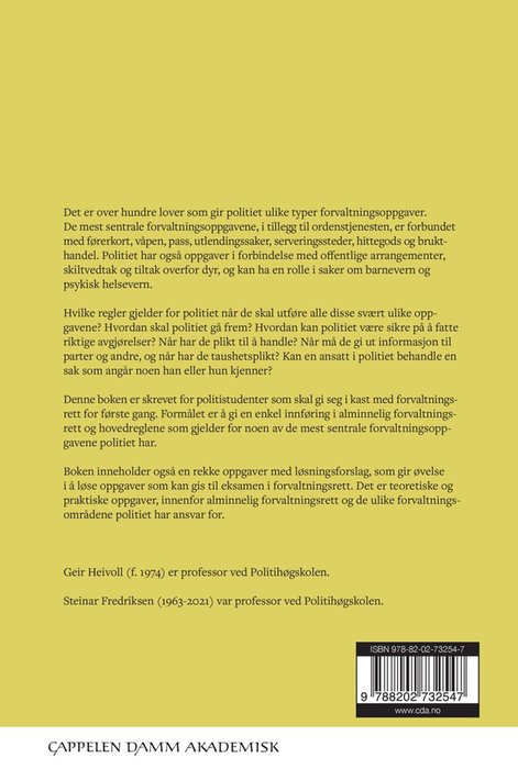 Forvaltningsrett for politiet – bilde 2